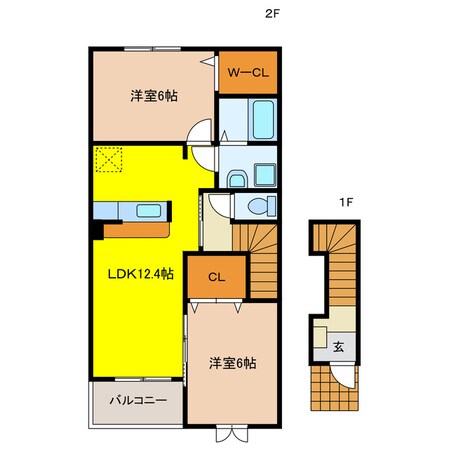 アルカンシェルの物件間取画像